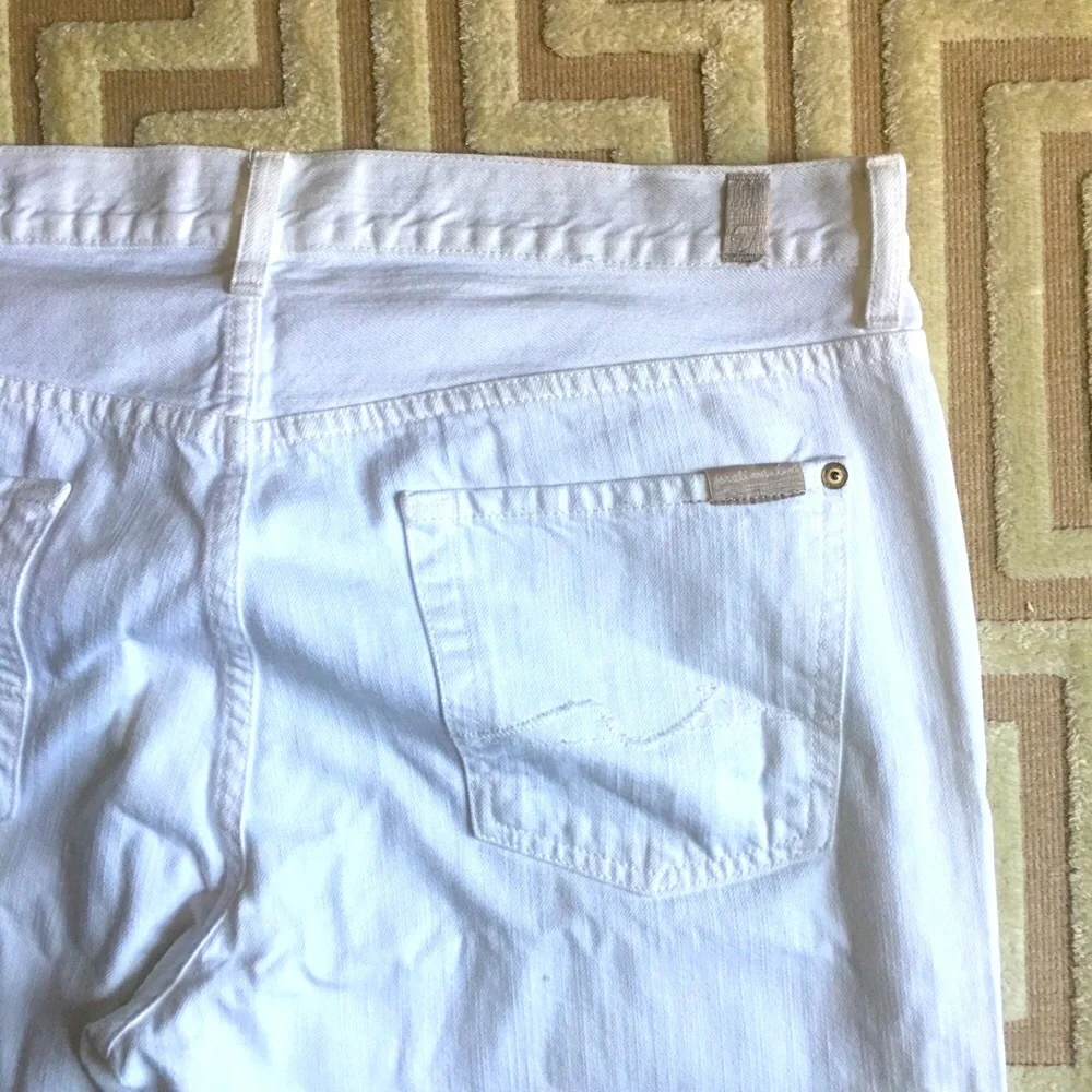 7 For All Mankind crisp white